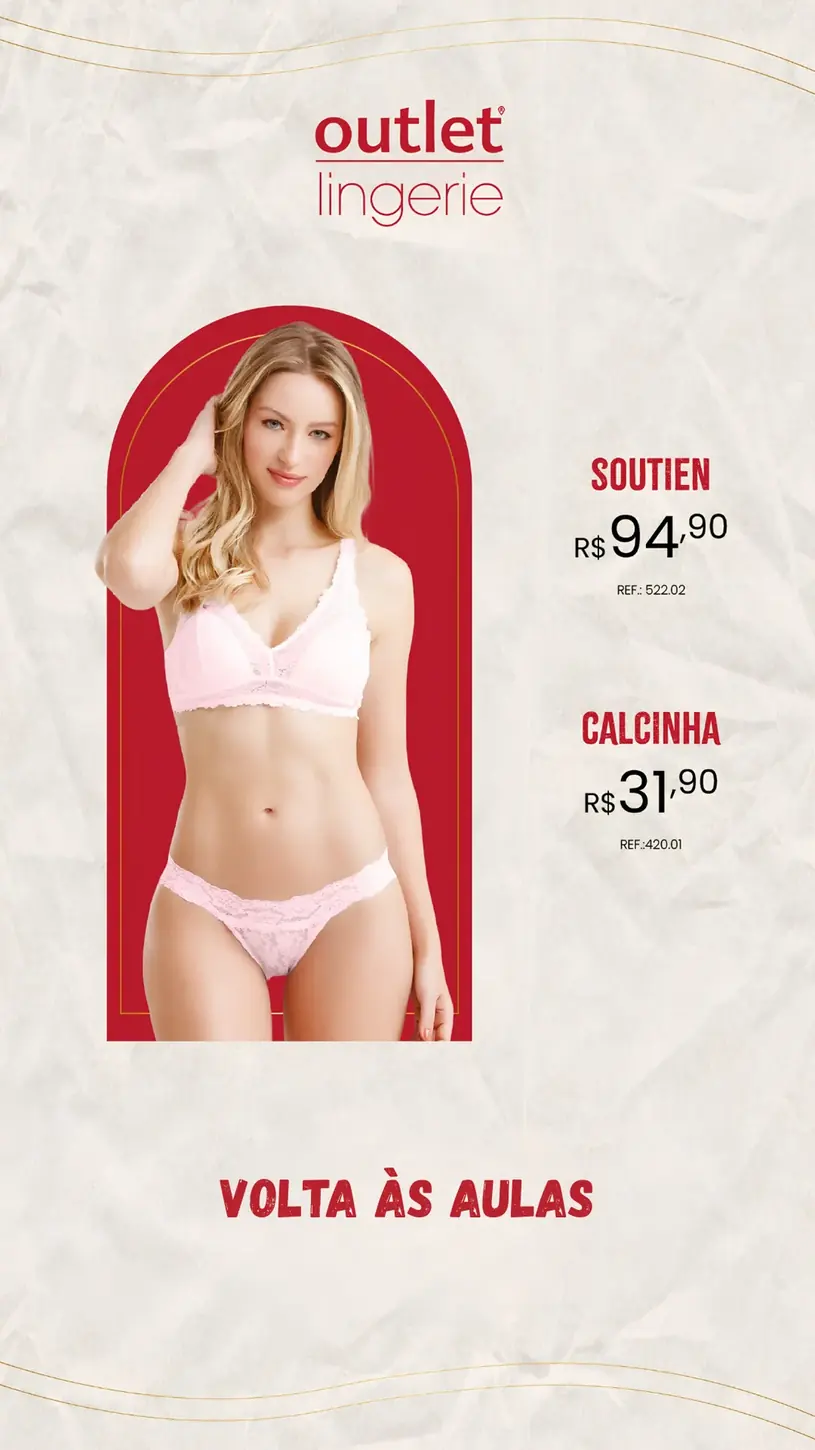 Tabela promocional rosa