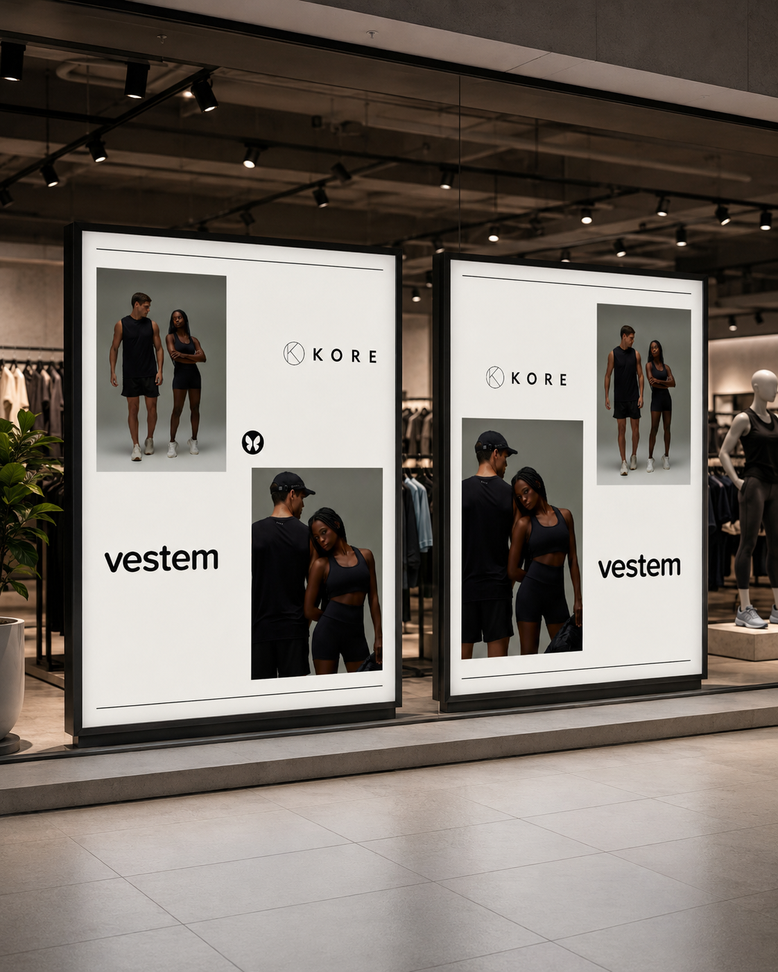 Hero do projeto KORE em vitrine